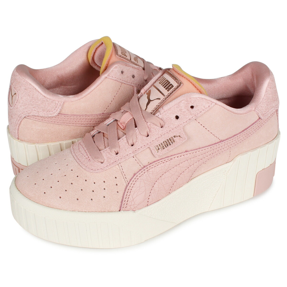 楽天市場 Puma Cali Wedge Mojave Dessert プーマ カリ スニーカー レディース 厚底 ピンク 10 1 新入荷 Allsports