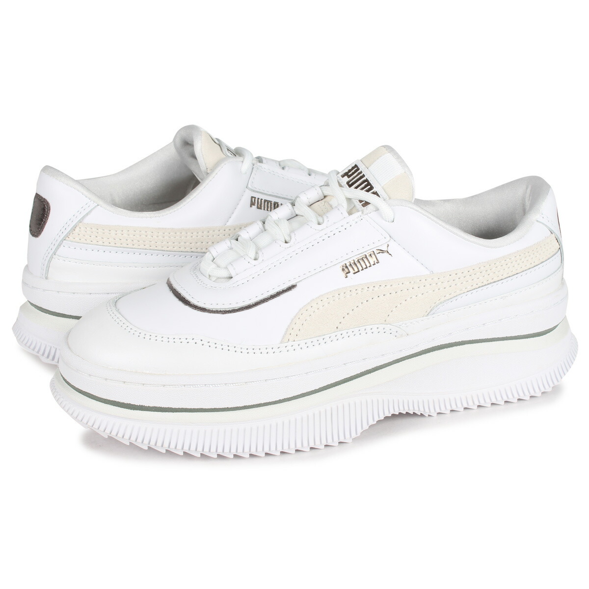 楽天市場 Puma Deva Mixed Metallic Wmns プーマ デバ ミックスド メタリック スニーカー レディース 厚底 ホワイト 白 3739 01 Allsports