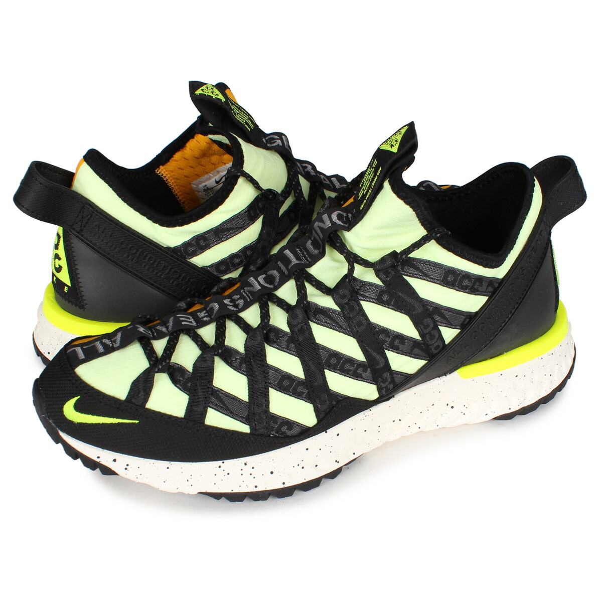 楽天市場 最大1000円offクーポン ナイキ Nike Acg リアクト テラ ゴービー スニーカー メンズ React Terra Gobe イエロー オレンジ Bv6344 701 Allsports