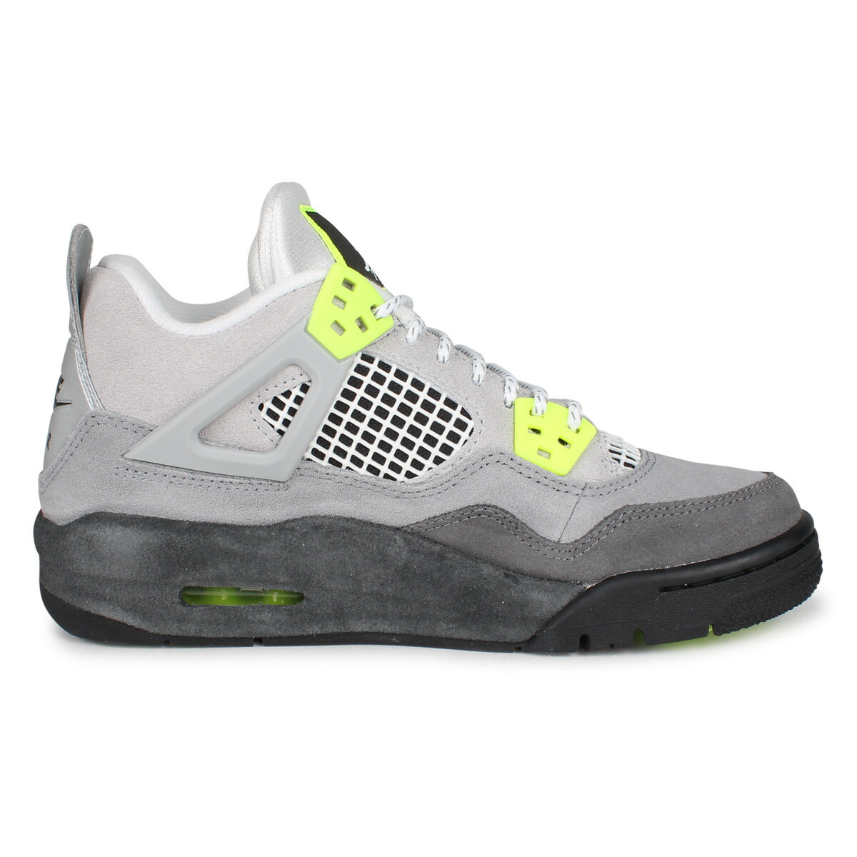 楽天市場 ナイキ Nike エアジョーダン4 レトロ スニーカー レディース Air Jordan 4 Retro Se Gs 95 Neon グレー Ct5343 007 Allsports