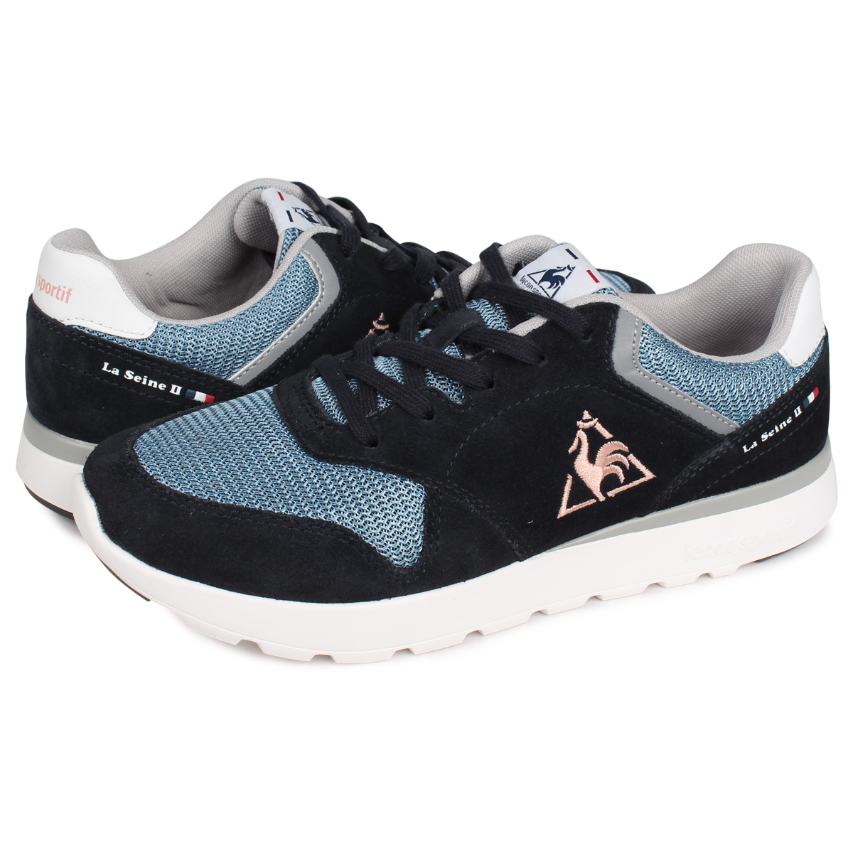 21公式店舗 楽天市場 Le Coq Sportif La Seine 2 Wide ルコック スポルティフ セーヌ ワイド スニーカー レディース ブラック 黒 Ql3rjc05bp Allsports シニアファッション Confloors In