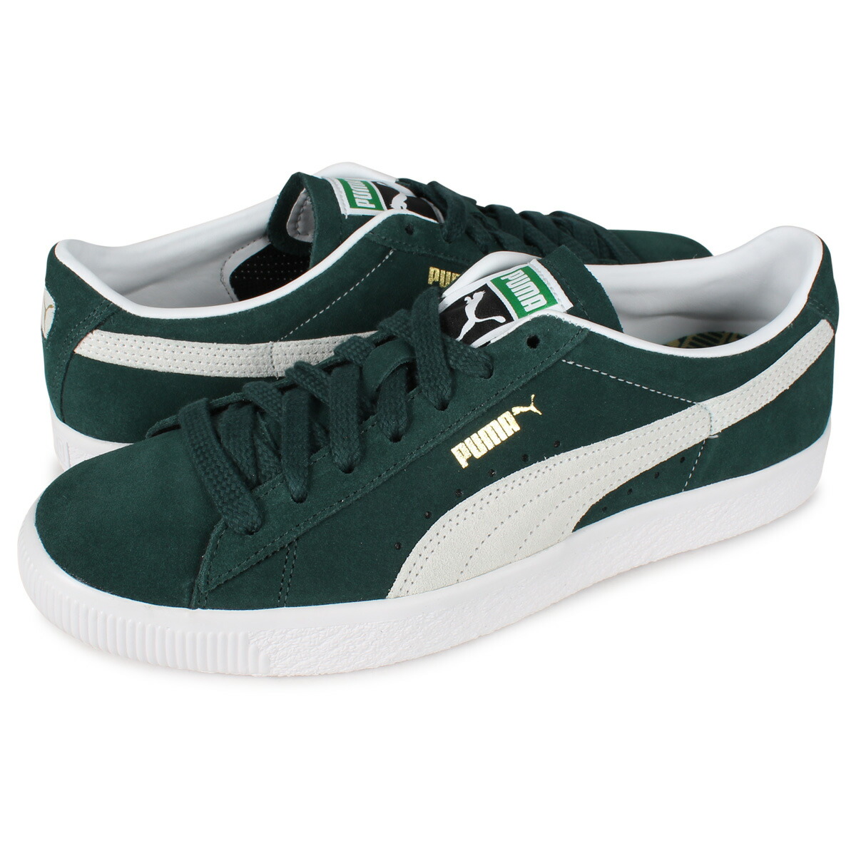 安いそれに目立つ Puma Suede Vintage プーマ スウェード ヴィンテージ スニーカー メンズ レディース スエード グリーン 02 Allsports 史上最も激安 Cfmi Tg