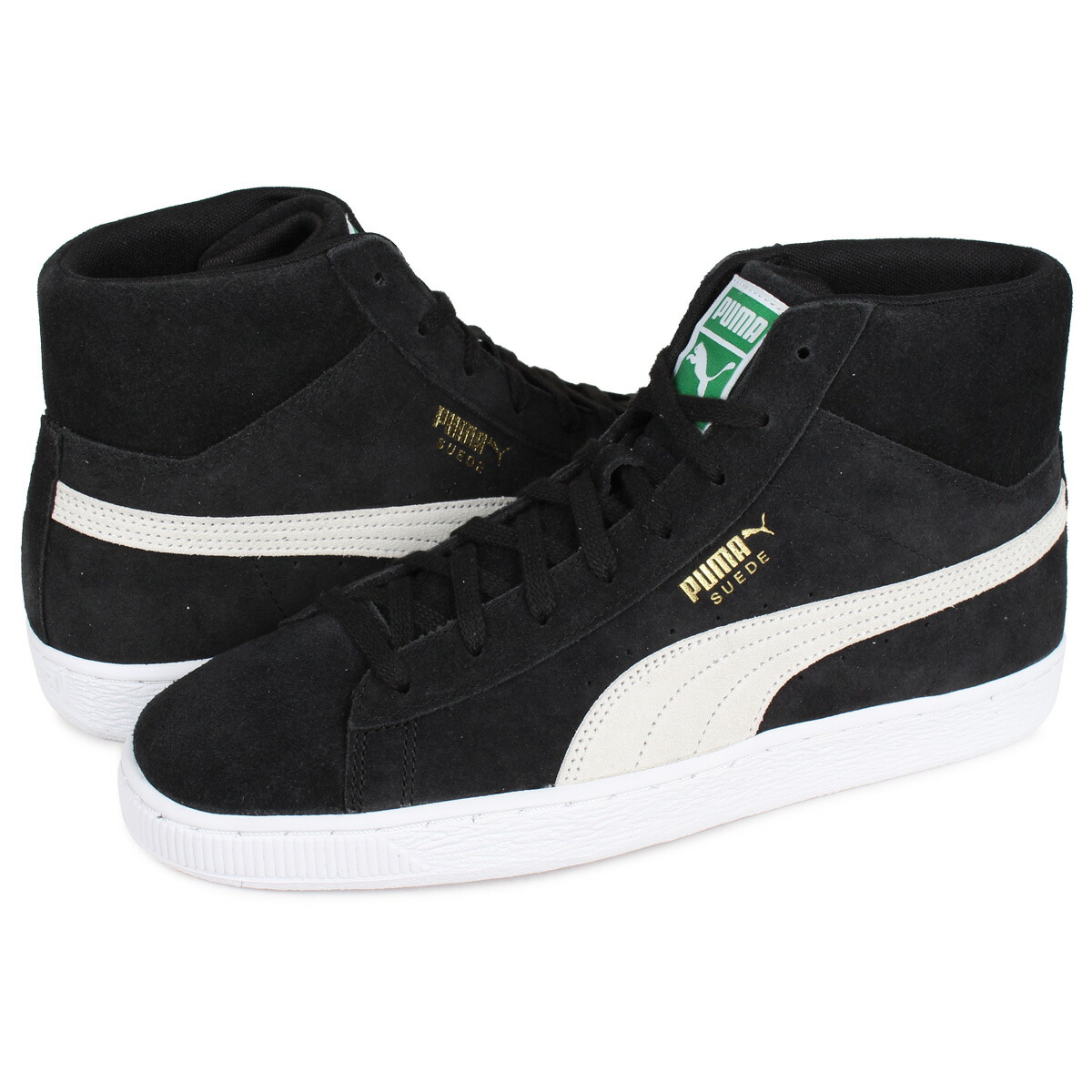 最も優遇 最大600円offクーポン Puma Suede Mid 21 プーマ スウェード ミッド スニーカー メンズ スエード ブラック 黒 3805 01 大注目 Azurpiscines68 Fr