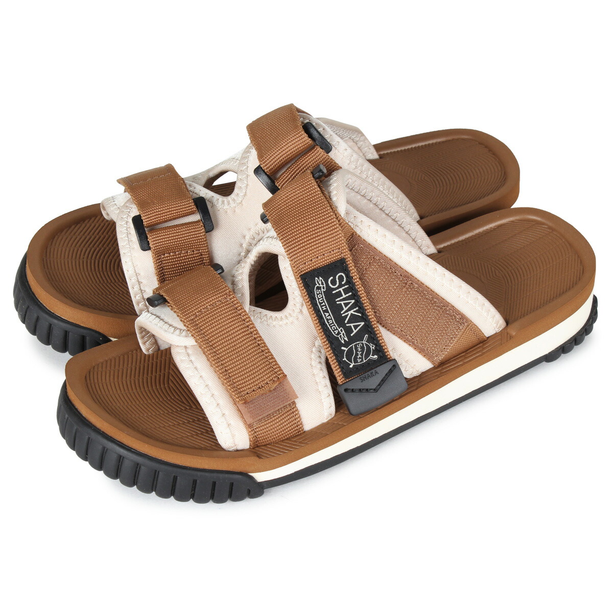Shaka Chill Out シャカ チルアウト スライドサンダル スポーツサンダル メンズ レディース ブラウン 送料無料 あす楽対応 22cm 28cm シャカ Shaka スライドサンダル スポーツサンダル アフリカの伝統的な柄や色使いを取り入れた Wevonline Org
