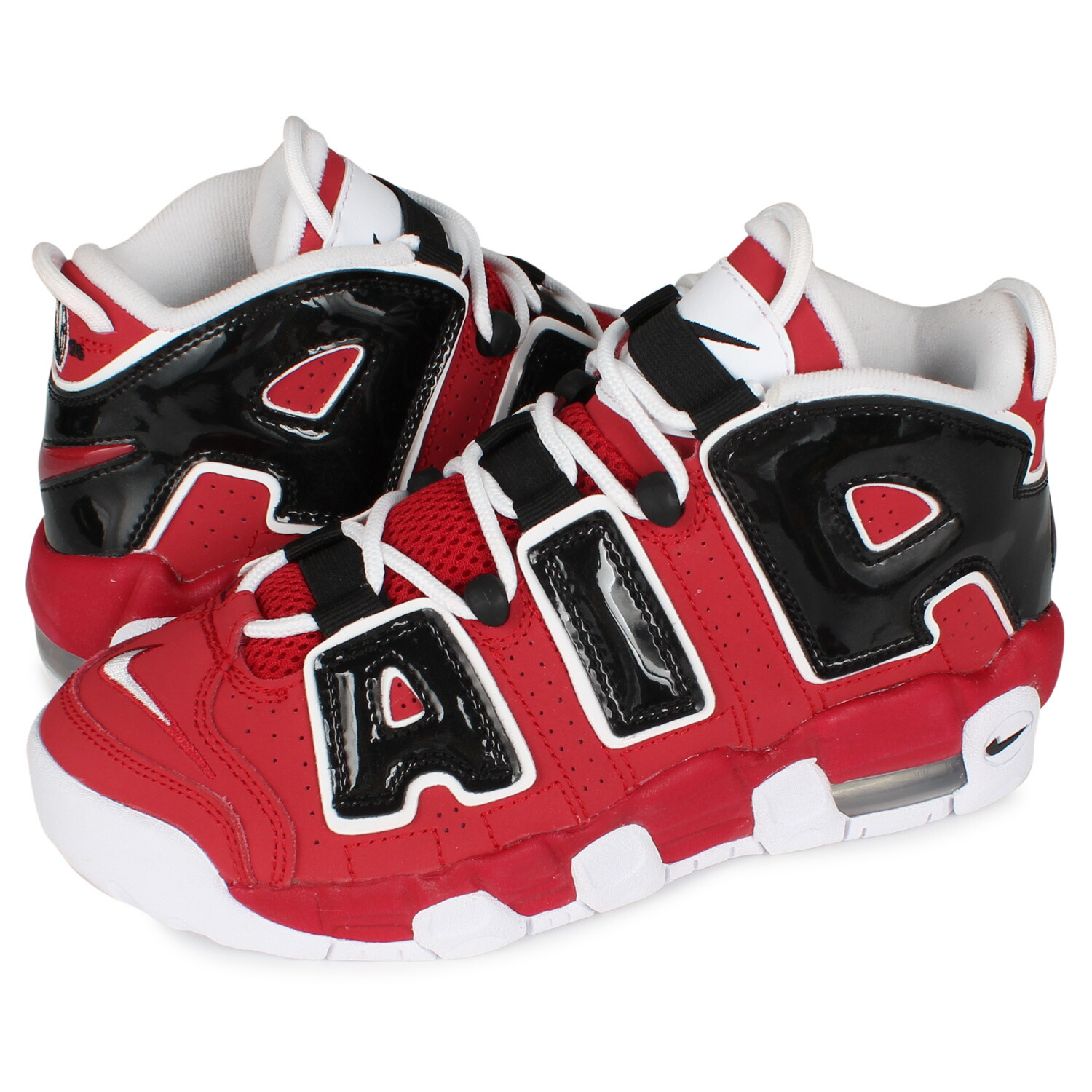 ナイキ Nike 空気モアアップテンポ スニーカー レディース Air More Uptempo Gs レッド 4150 600 ブッキング 6月夜見上旬 目あたらしい入荷段取り 送料無料 23cm 25cm ナイキ Nike エアモアアップテンポ More Uptempo Gs スニーカー World Odyssey Com