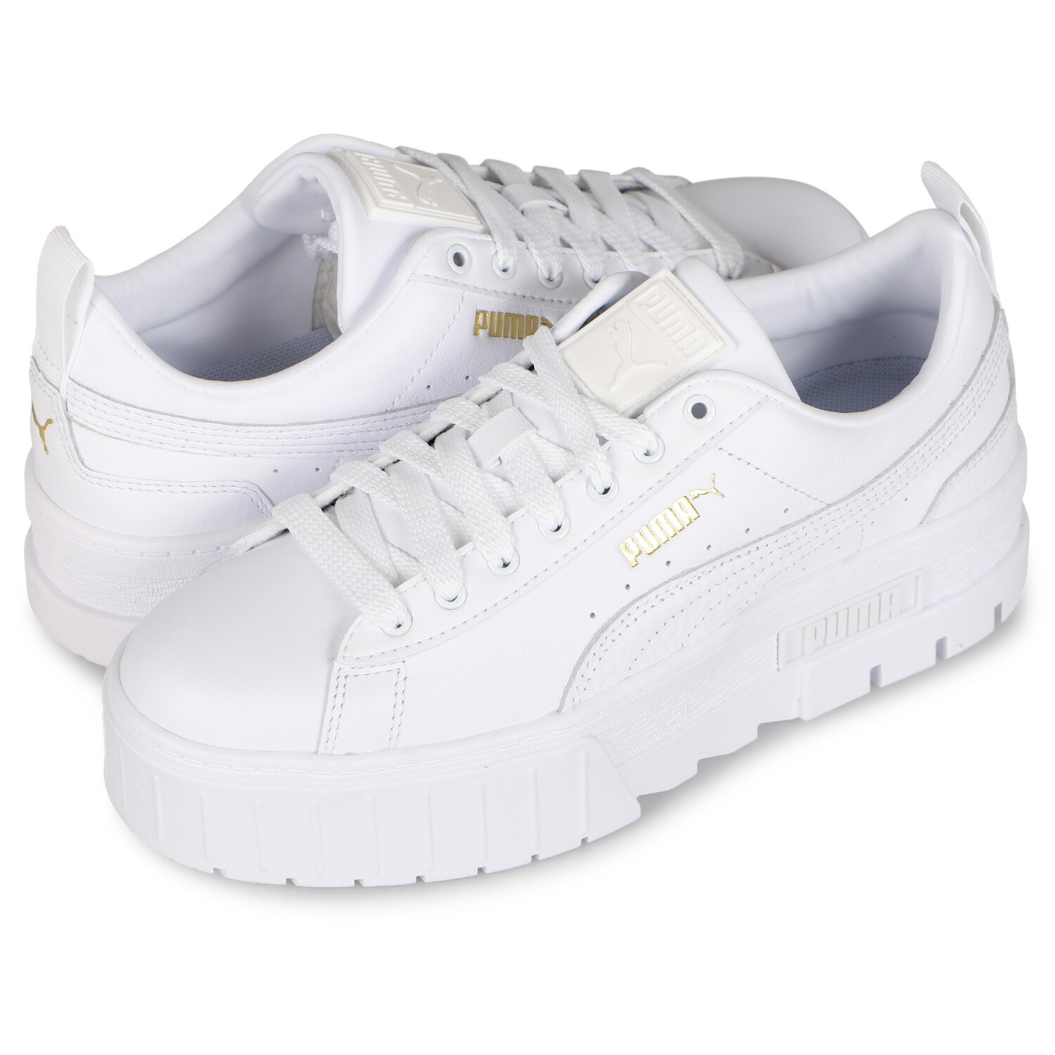 PUMA プーマ スニーカー レディース 厚底 メイズ クラシック WMNS MAYZE CLASSIC ホワイト 白 384209-01 楽天市場】PUMA WMNS MAYZE CLASSIC プーマ メイズ クラシック