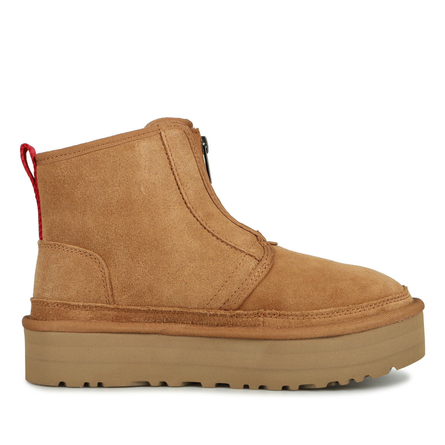 激安通販 UGG NEUMEL PLATFORM ZIP アグ ブーツ ニューメル プラットフォーム ジップ レディース チェスナット 1122677  fucoa.cl