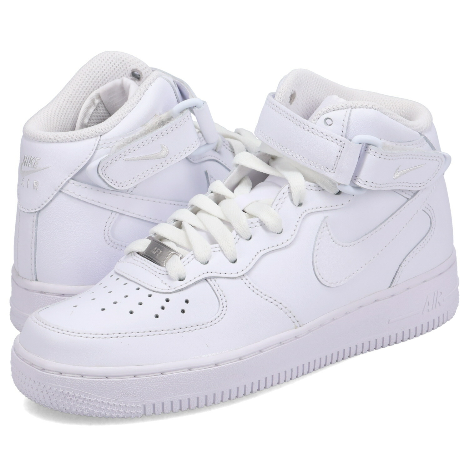 【楽天市場】ナイキ NIKE エアフォース1 07 ミッド スニーカー レディース WMNS AIR FORCE 1 07 MID ホワイト ...