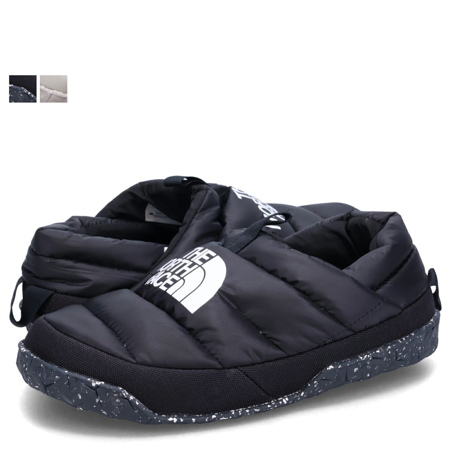 【最大1000円OFFクーポン】 THE NORTH FACE W NUPTSE MULE 6 ノースフェイス サンダル ミュール スリッポン ヌプシ レディース ブラック ホワイト 黒 白 NF0A5G2B｜ALLSPORTS 8,249円