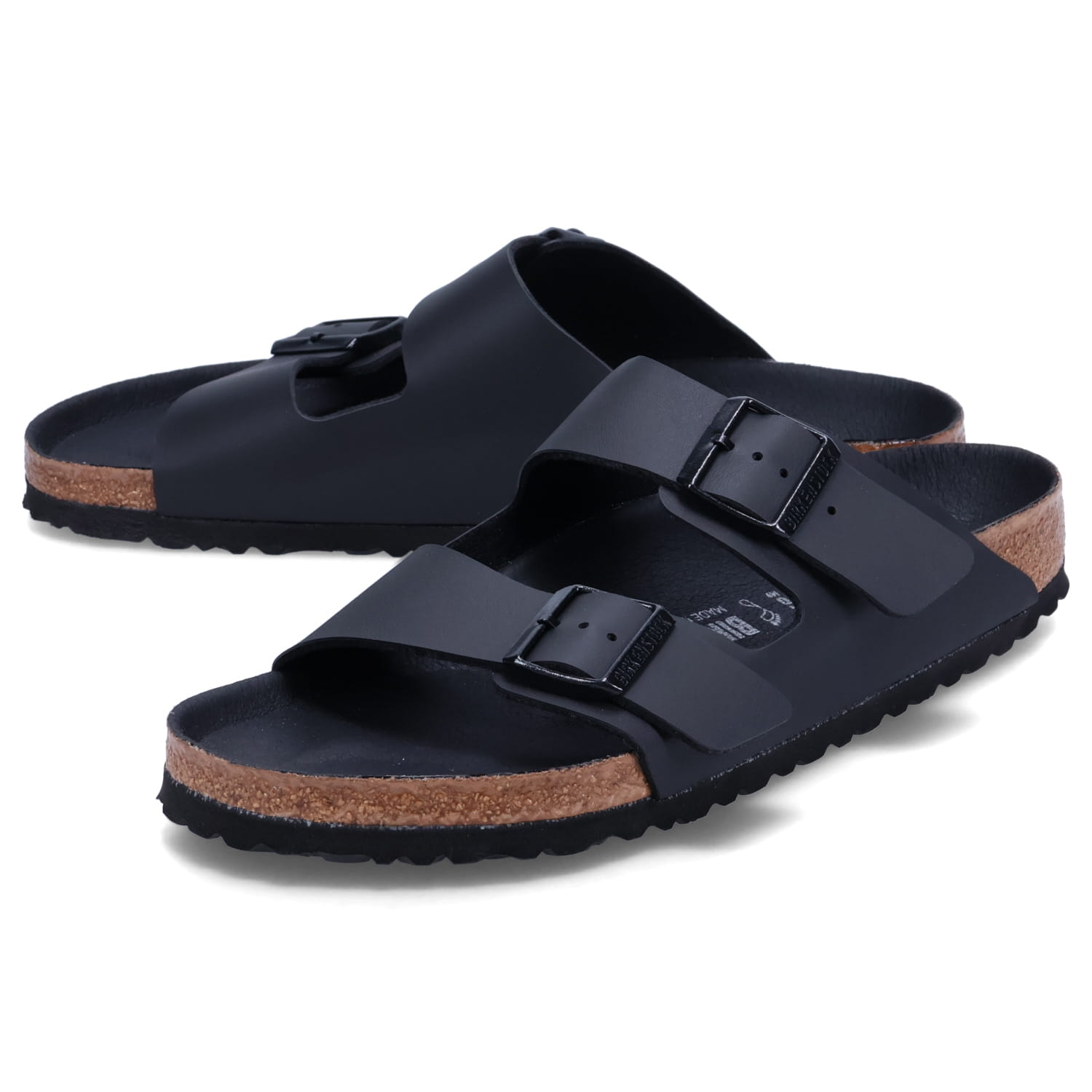 BIRKENSTOCK ビルケンシュトック ARIZONA アリゾナ サンダル メンズ ビルコフロー 普通幅 ブラック 黒