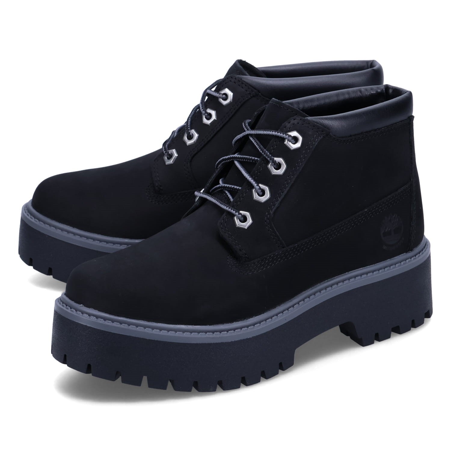【最大1000円OFFクーポン】 Timberland PREMIUM WP PLATFORM CHUKKA ティンバーランド ブーツ チャッカブーツ プレミアム ウォータープルーフ プラットフォーム レディース 厚底 防水 ブラック 黒 A5REN｜ALLSPORTS 17,666円