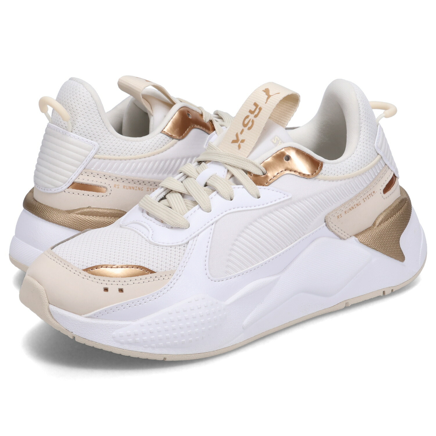 PUMA RS-X GLAM プーマ スニーカー RS-X グラム レディース 厚底 ホワイト 白 396393-01 母の日