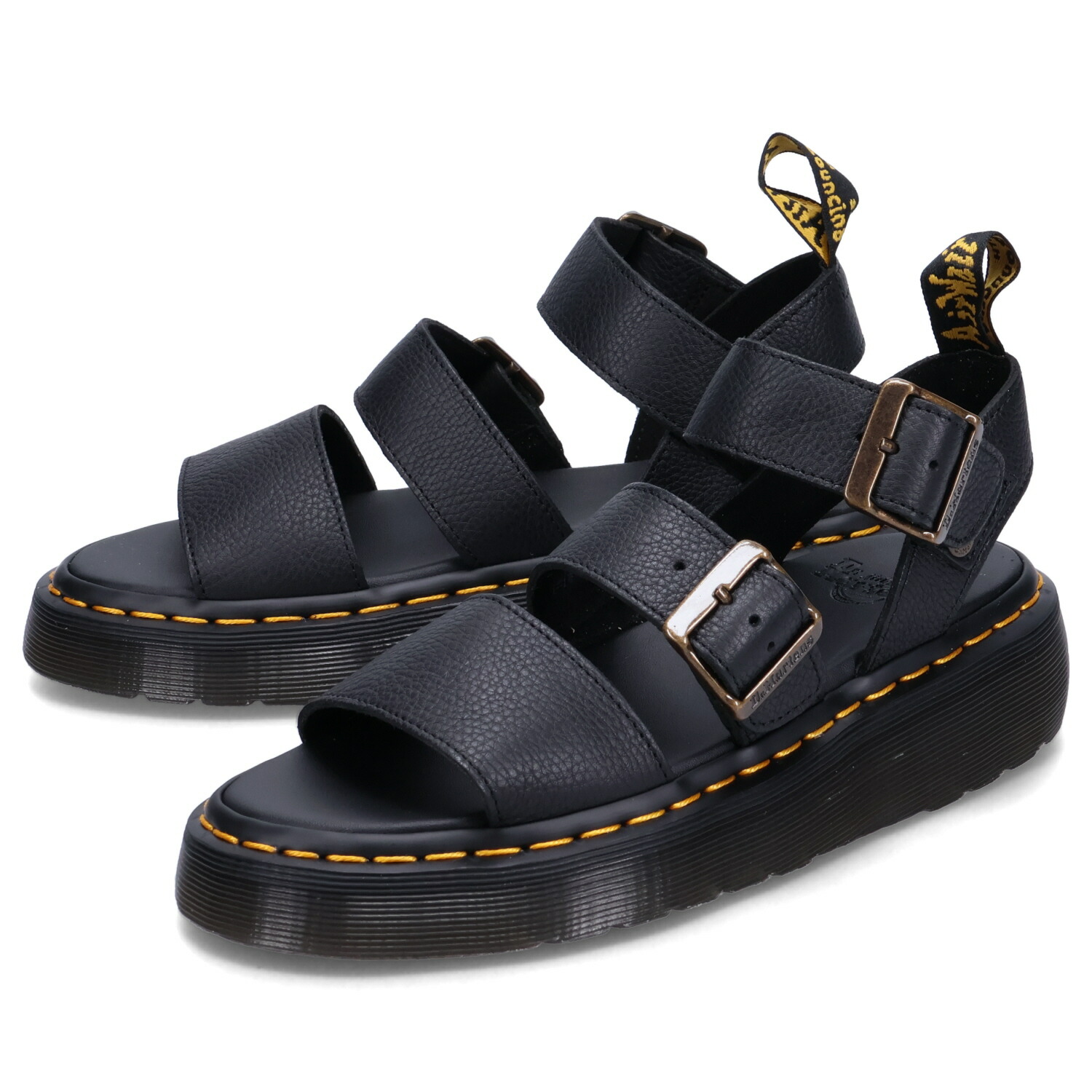 Dr.Martens ドクターマーチン サンダル UK8 27㎝ 美品 ブラック DR.MARTENS ドクターマーチン FORSTER フォースター サンダル