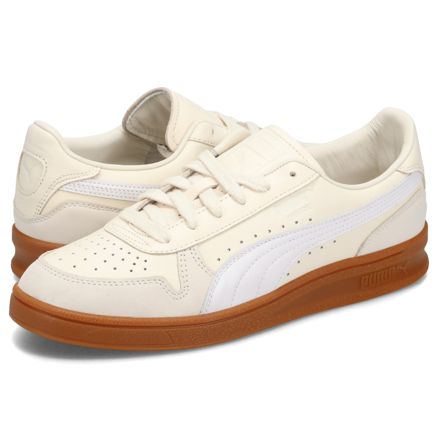 【最大1000円OFFクーポン】 PUMA INDOOR OG プーマ スニーカー インドア OG メンズ レディース アイボリー 395363-05|ALLSPORTS