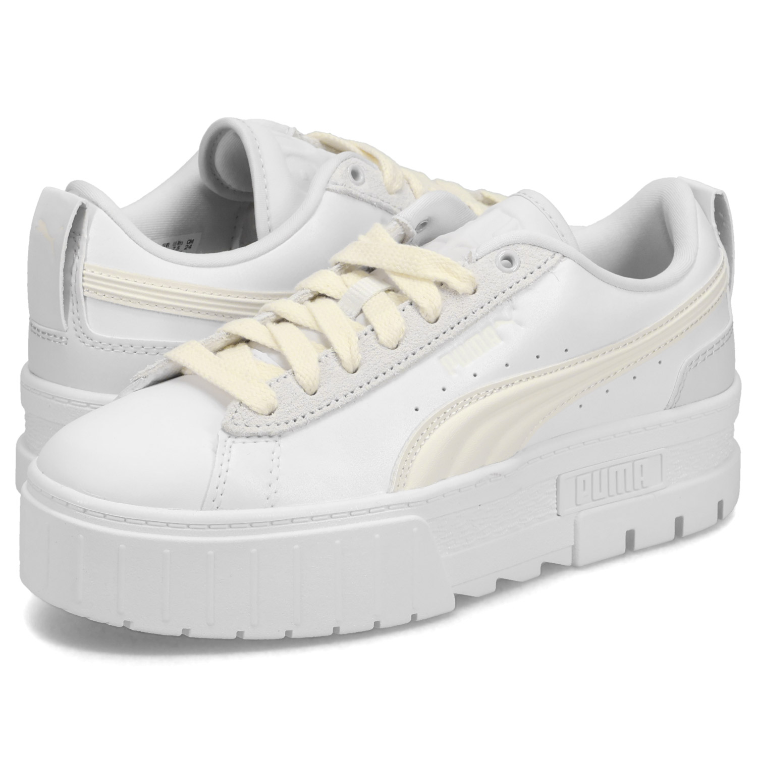 PUMA MAYZE WV WNS プーマ スニーカー メイズ レディース 厚底 ホワイト 白 398378 母の日