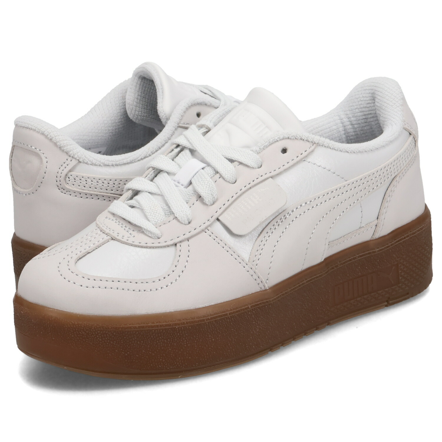 PUMA PALERMO ELEVATA PRM WNS プーマ スニーカー パレルモ エレヴァータ プレミアム ウィメンズ レディース グレー 401284-02｜ALLSPORTS