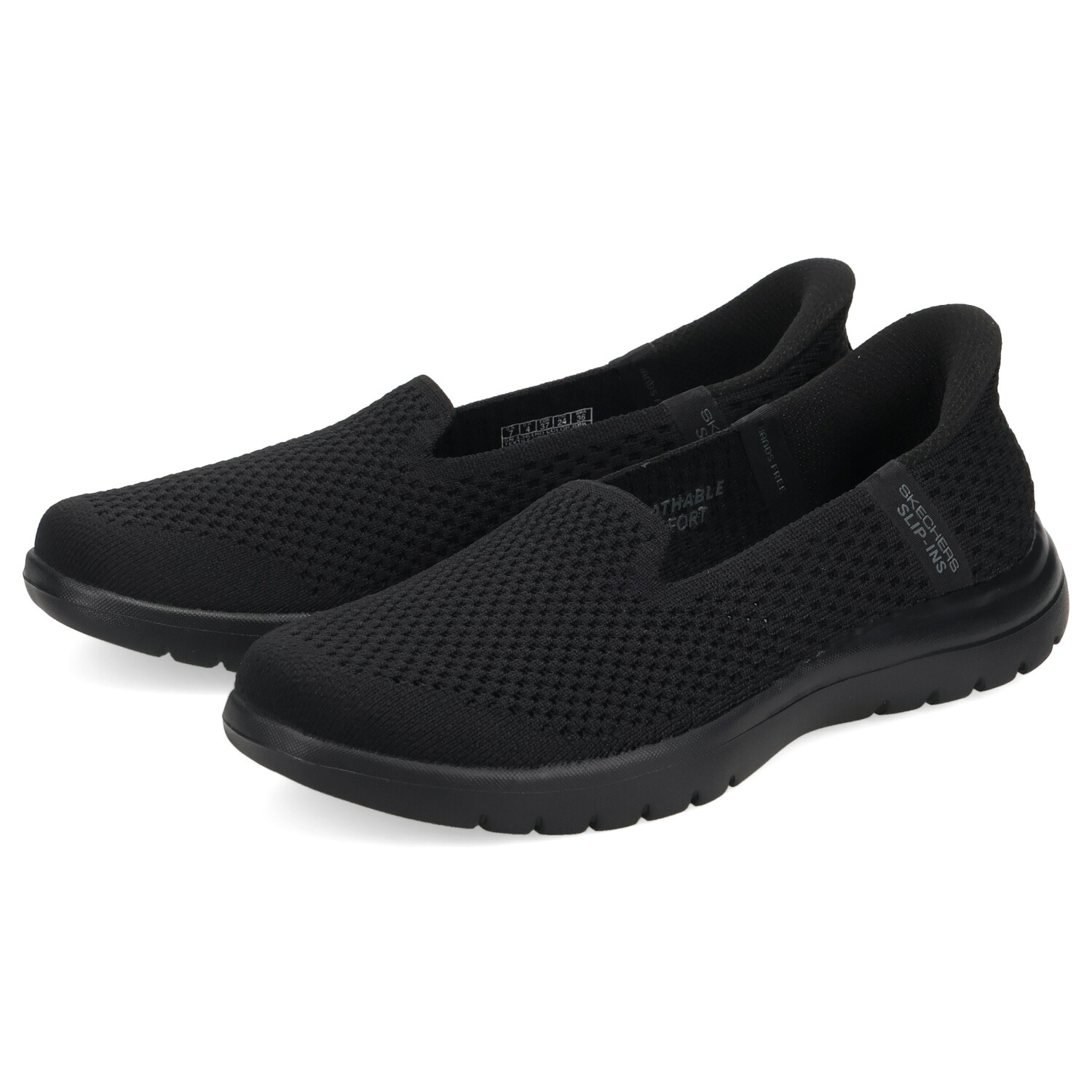 SKECHERS SLIP-INS ON-THE-GO FLEX-CELESTE スケッチャーズ スリップインズ オン ザ ゴーフレックス スニーカー スリッポン レディース ブラック 黒 136180 母の日