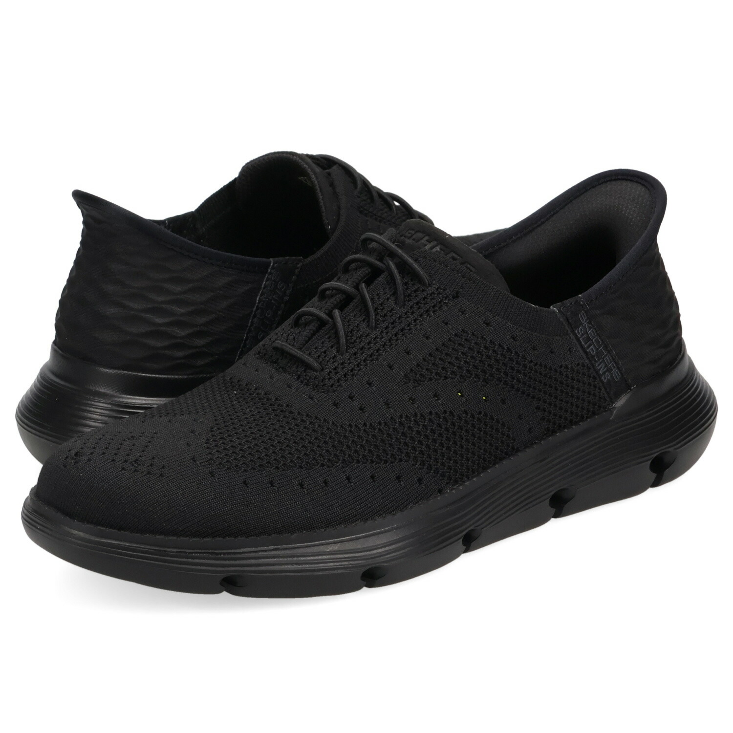 SKECHERS SLIP-INS GARZA PALMA スケッチャーズ スリップインズ ガルザ パルマ スニーカー メンズ ブラック 黒 205303