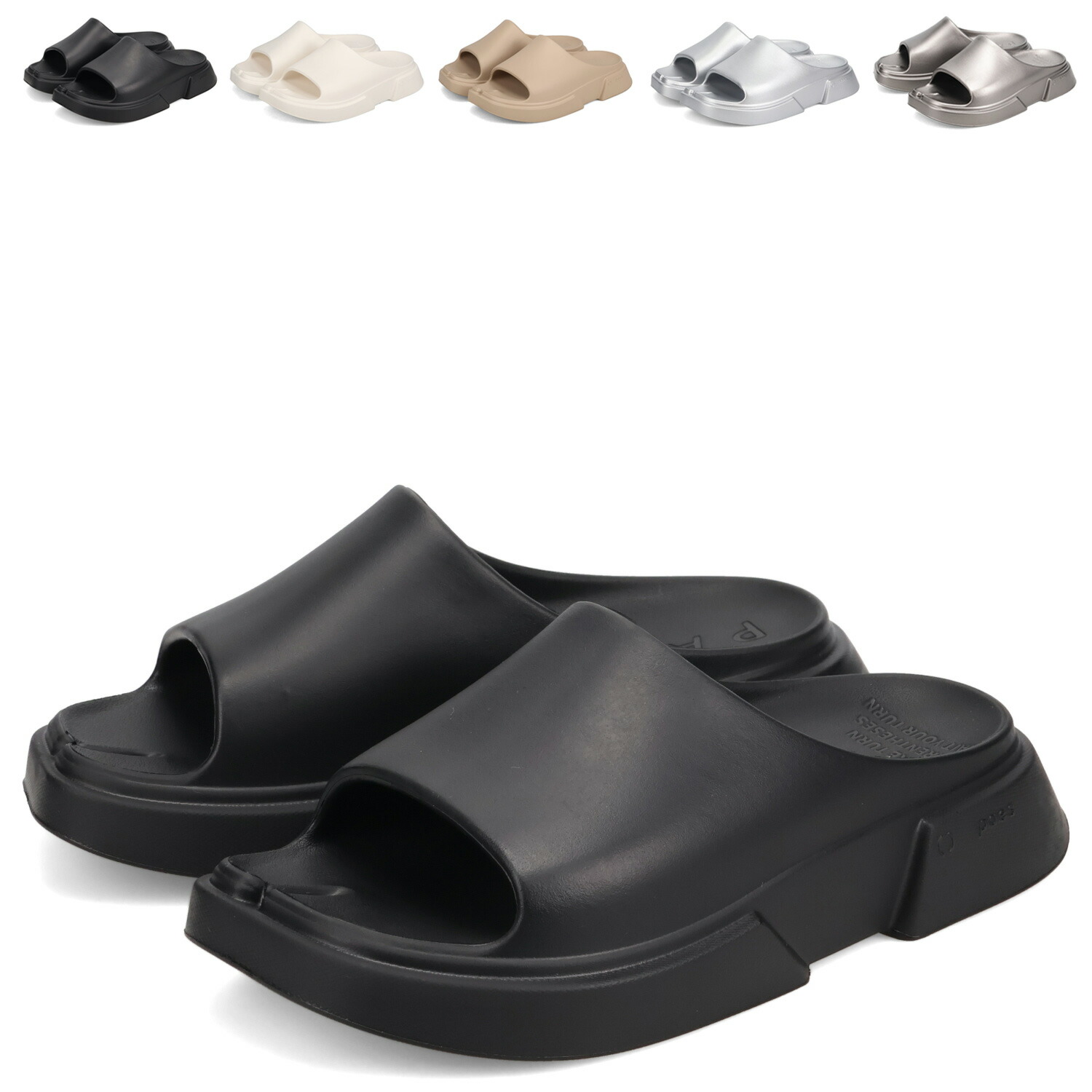 【最大1000円OFFクーポン】 PAES Slide 03 ペイズ サンダル リカバリーサンダル レディース 軽量 ブラック ホワイト ベージュ ガンメタル 黒 白｜ALLSPORTS