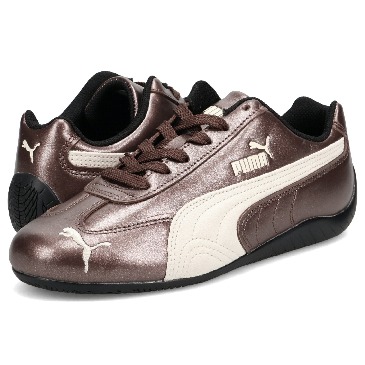 PUMA SPEEDCAT METALLIC プーマ スピードキャット メタリック スニーカー レディース ブラウン 403689-04 母の日