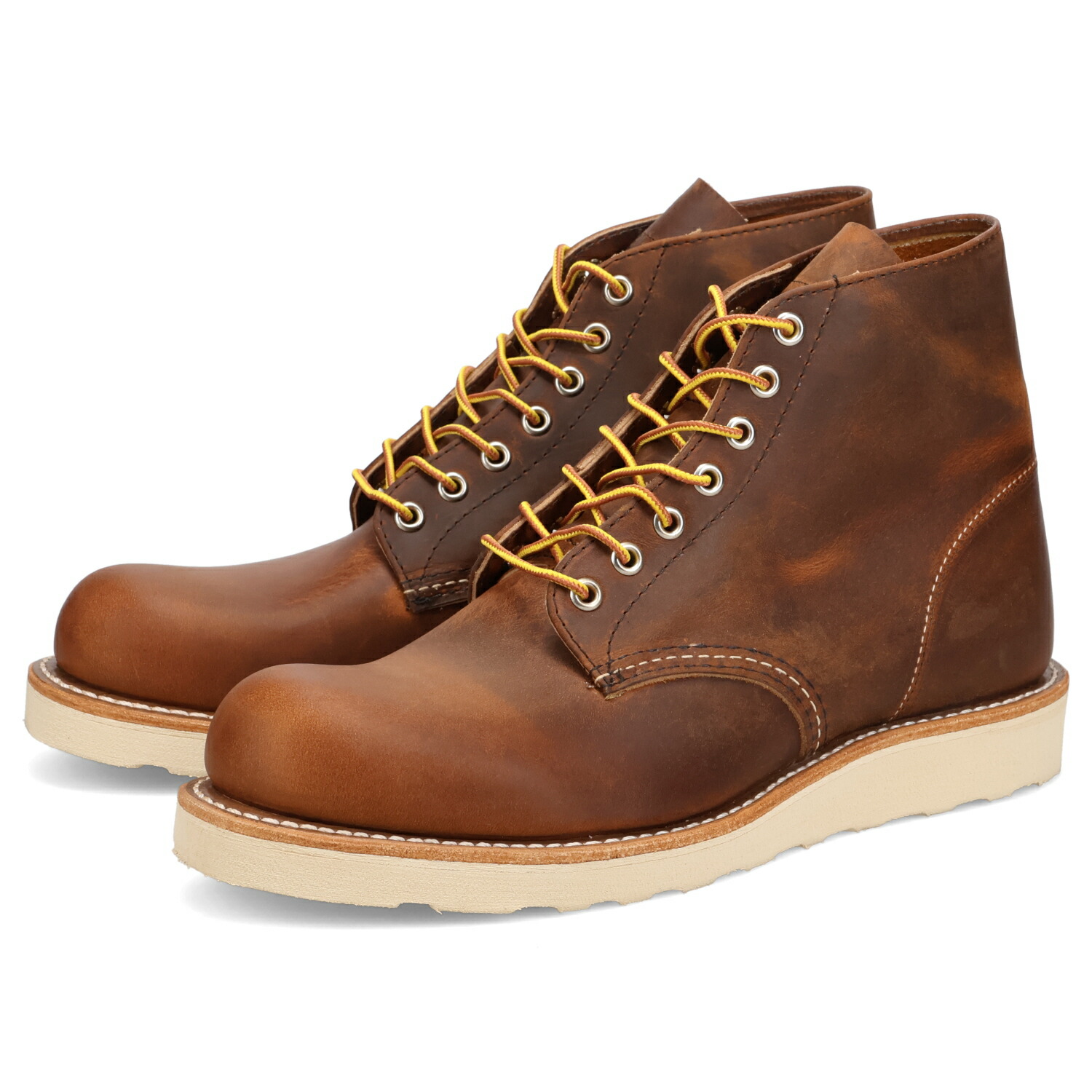 RED WING 6-INCH CLASSIC ROUND レッドウィング 6インチ クラシックラウンド ブーツ メンズ Dワイズ USA製 ブラウン 9111