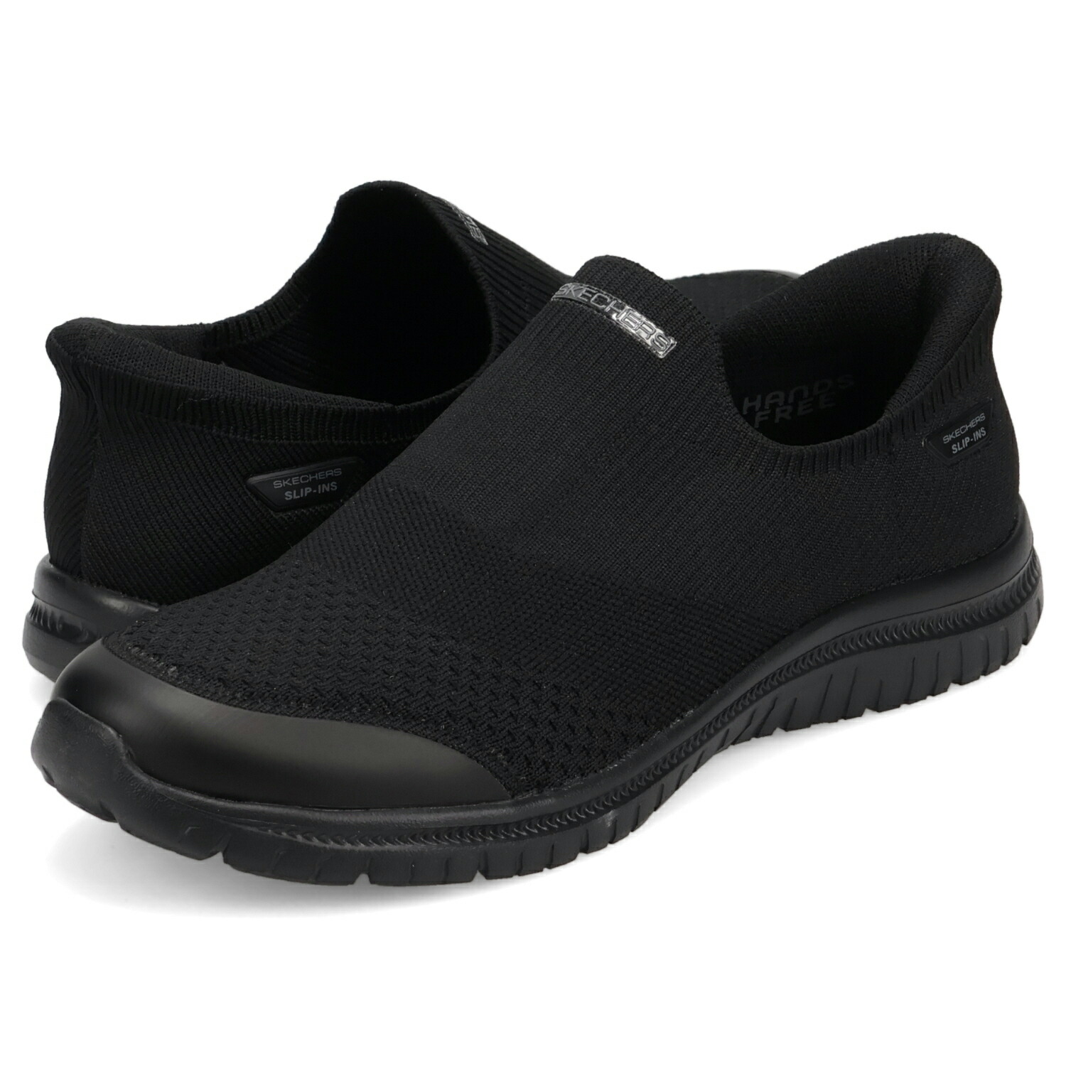 SKECHERS SLIP-INS VIRTUE SERENDIPITY スケッチャーズ スリップインズ バーチュー セレンディピティ スニーカー スリッポン レディース ブラック 黒 104736 母の日