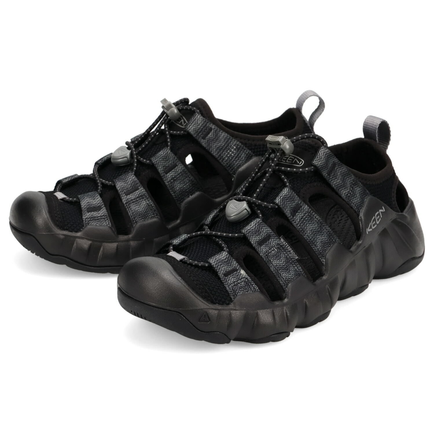 【最大1000円OFFクーポン】 KEEN HYPERPORT H2 キーン サンダル スニーカーサンダル ハイパーポート エイチツー レディース 水陸両用 ブラック 黒 1028657|ALLSPORTS