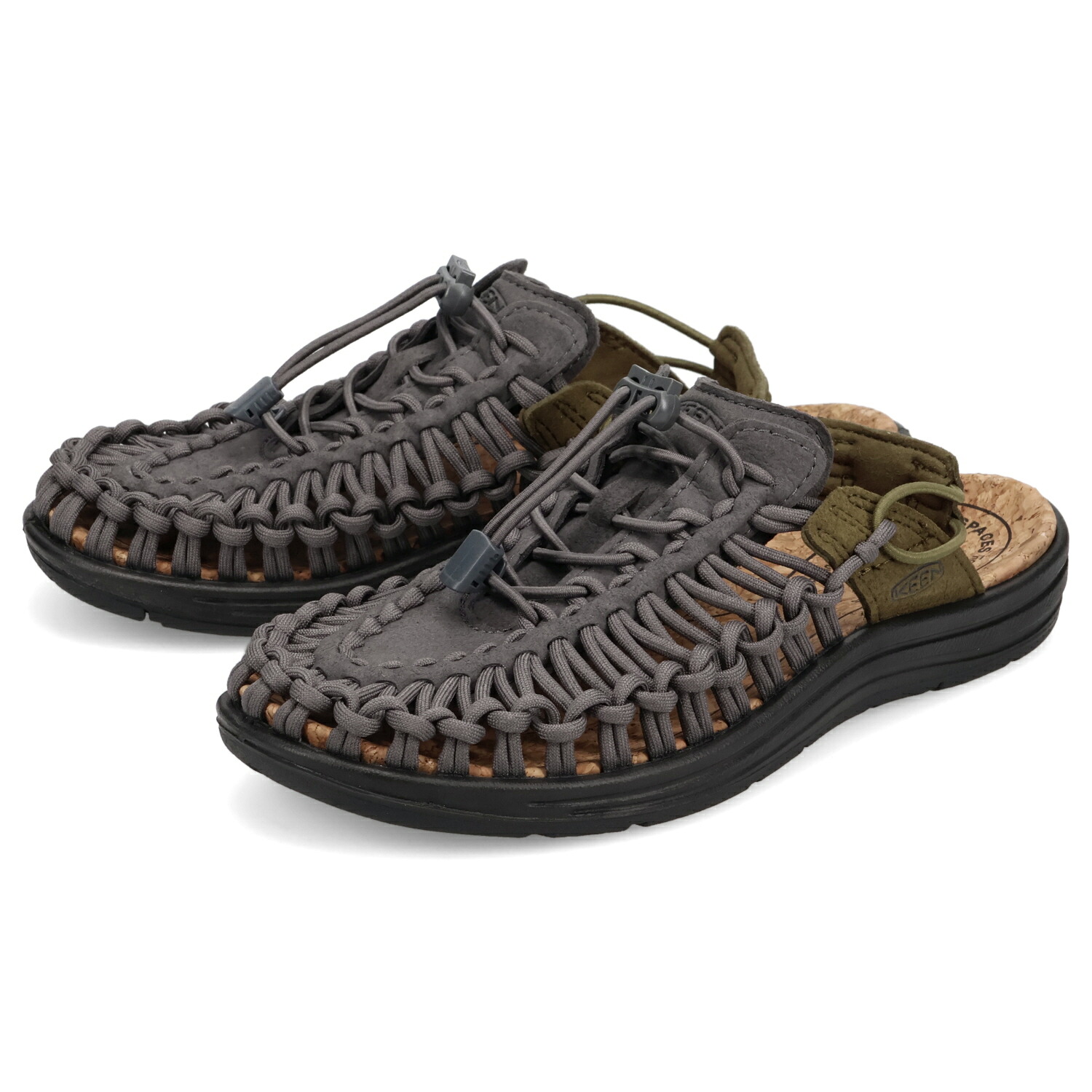 KEEN UNEEK II CONVERTIBLE キーン サンダル スニーカーサンダル ユニーク ツー コンバーチブル メンズ レディース チャコール グレー 1031757