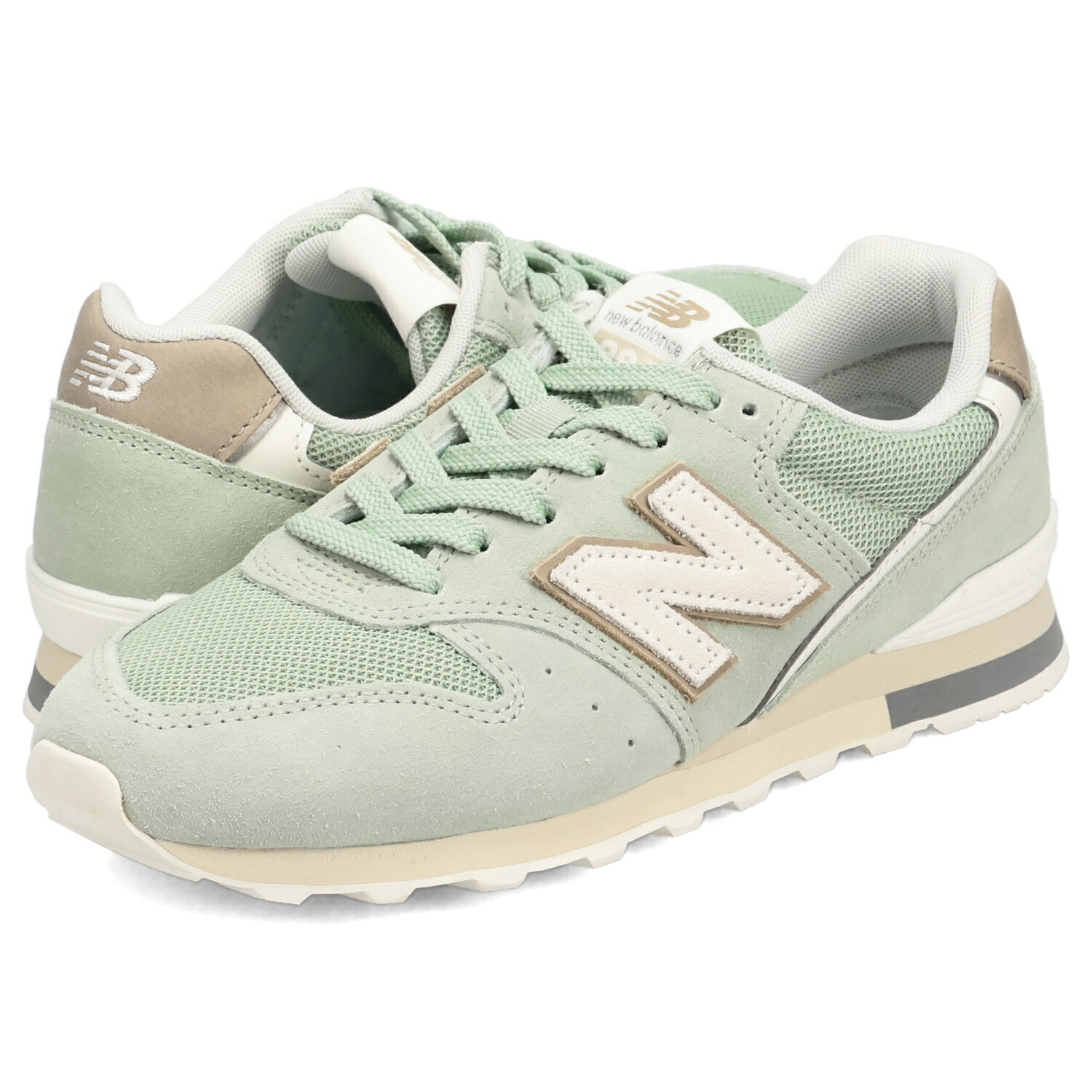 new balance ニューバランス 996 スニーカー レディース Dワイズ グリーン W9967LA 母の日