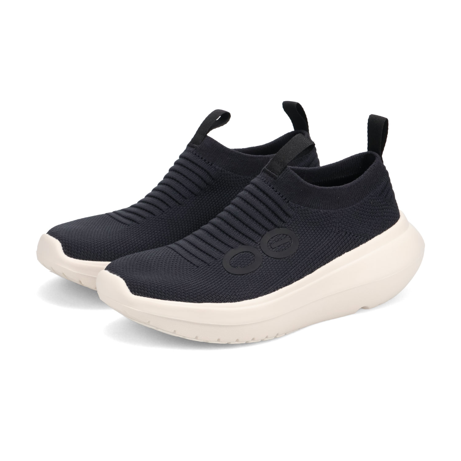 OOFOS WOMENS OOMY ZEN ウーフォス スニーカー スリッポン レディース 厚底 ホワイト ブラック 黒 白 2000940 【正規品】 母の日
