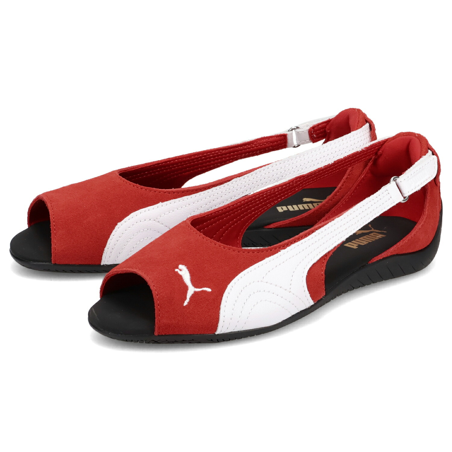 PUMA SPEEDCAT SANDALS プーマ スピードキャット サンダル シューズサンダル レディース 薄底 レッド 404839 母の日 7,762円