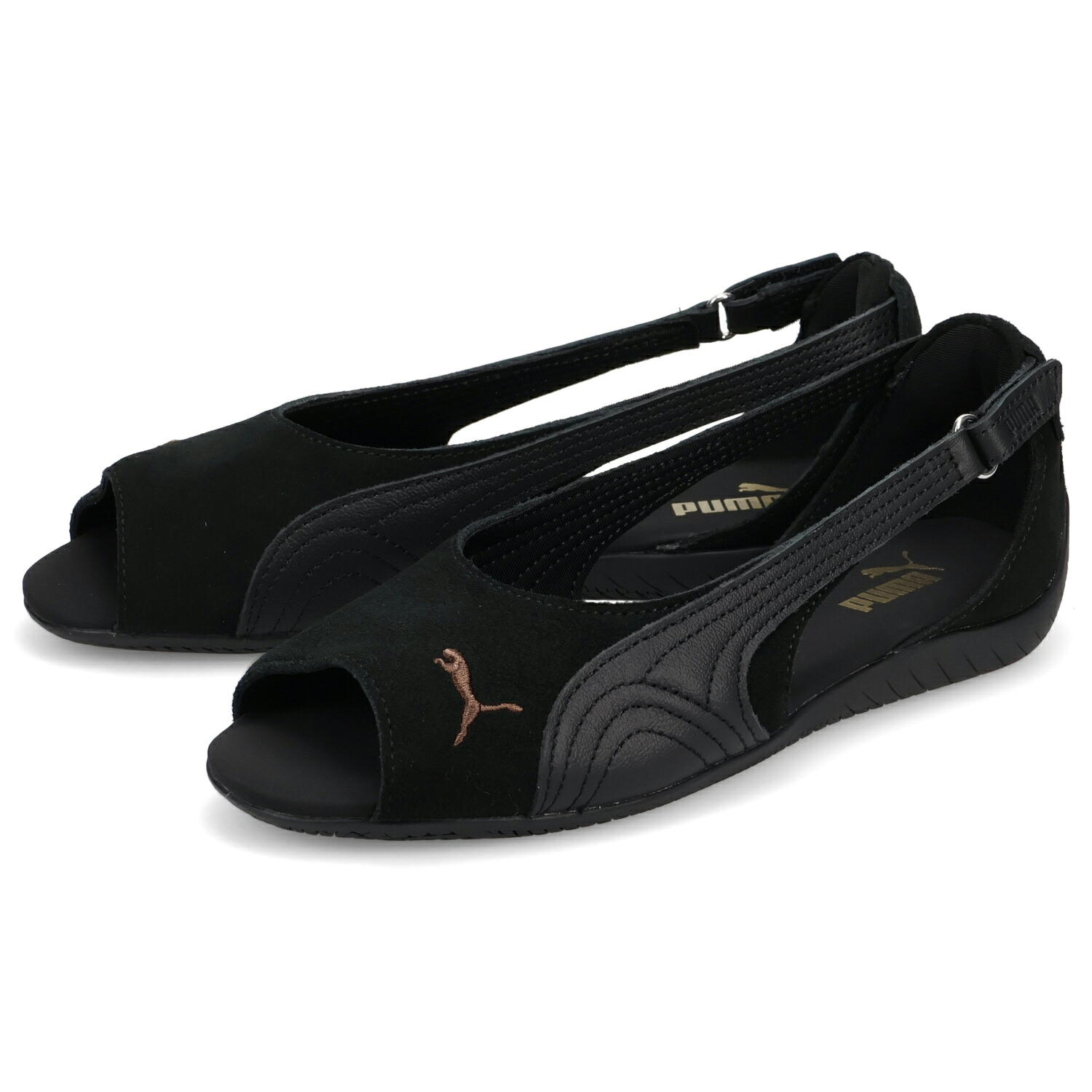 PUMA SPEEDCAT SANDALS プーマ スピードキャット サンダル シューズサンダル レディース 薄底 ブラック 黒 404839 母の日