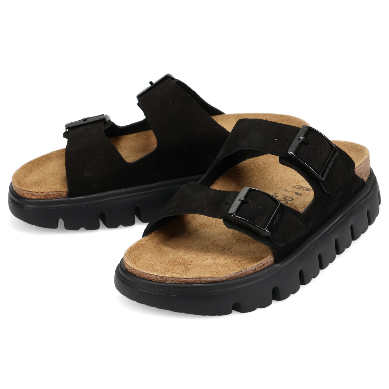 【最大1000円OFFクーポン】 BIRKENSTOCK ARIZONA CHUNKY ビルケンシュトック アリゾナ チャンキー サンダル レディース スエード 細幅 ブラック 黒 1028403｜ALLSPORTS