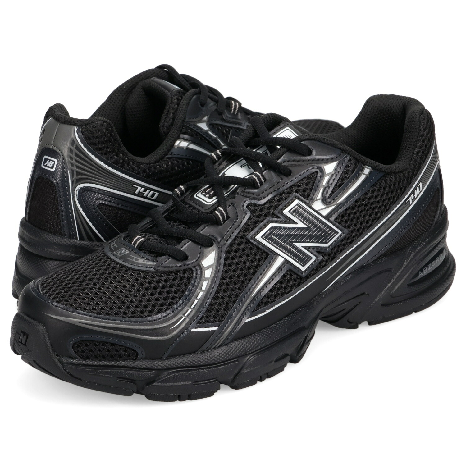 【最大1000円OFFクーポン】 new balance ニューバランス 740 スニーカー メンズ レディース Dワイズ ブラック 黒 U740BM2|ALLSPORTS