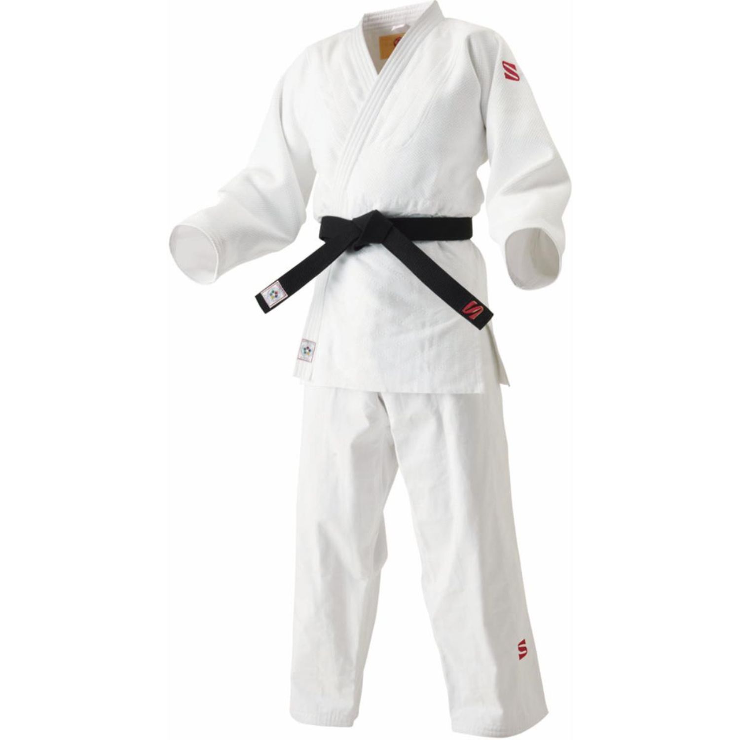 KUSAKURA クザクラ 男女兼用柔道衣 IJF・全日本柔道連盟認定柔道衣 新規格 L体3.5L上下セット