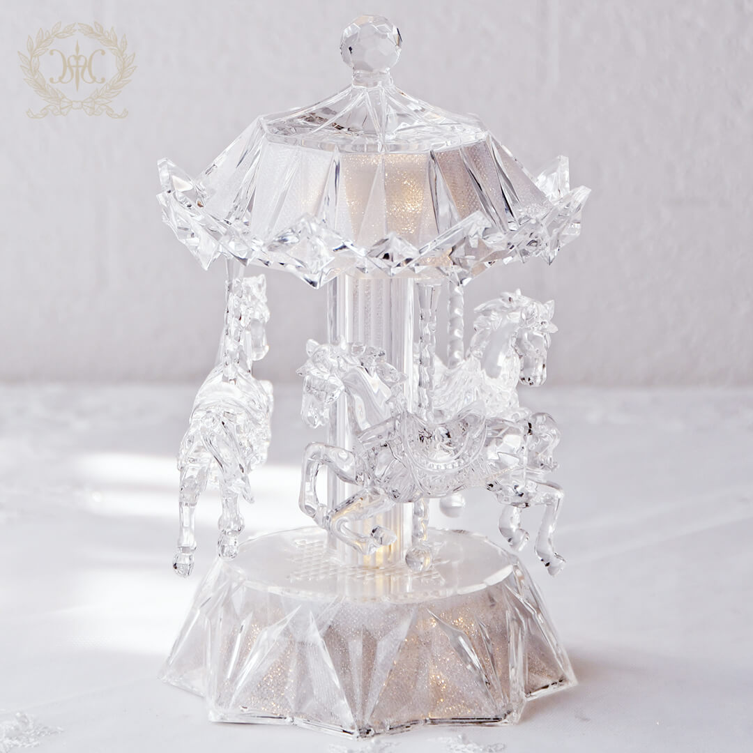 楽天市場 アクリル Led カルーセル オルゴール 売れ筋 馬 おしゃれ オシャレ スタイリッシュ メリーゴーランド プレゼント ギフト インテリア オブジェ 置物 コレクション 大人 ライト クリスマス ロマンチック ｎｏｅｌ２５