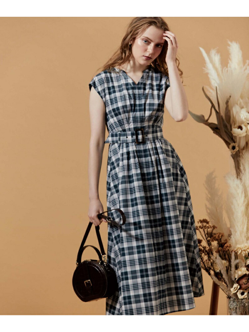 チェックワンピース Noela ノエラ ワンピース ノースリーブワンピース 先行予約 送料無料 Rakuten Fashion Butlerchimneys Com