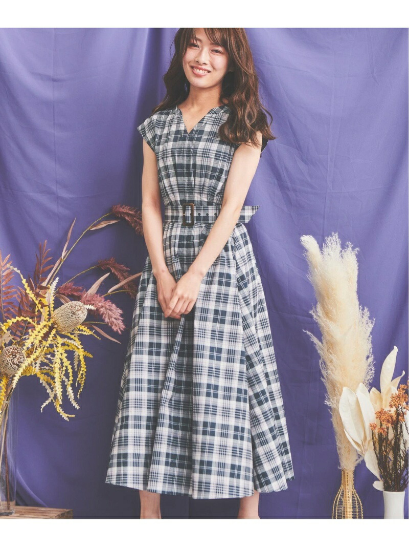 チェックワンピース Noela ノエラ ワンピース ノースリーブワンピース 先行予約 送料無料 Rakuten Fashion septicin Com