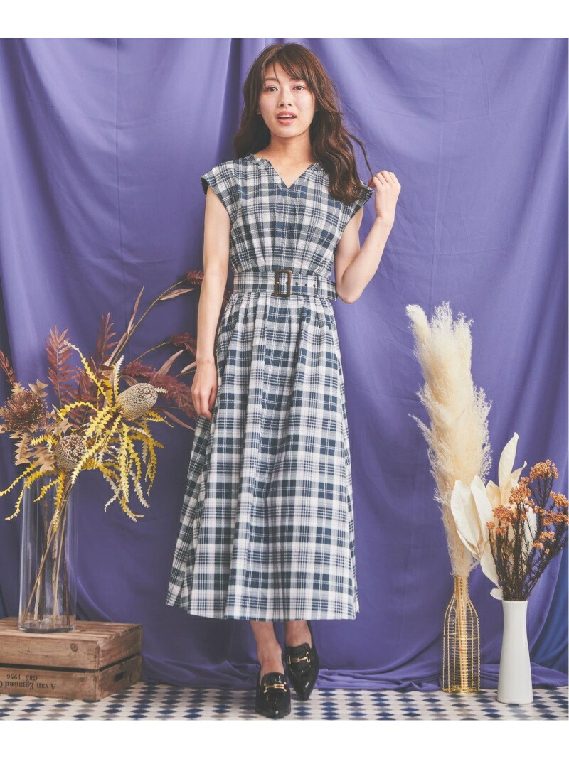 チェックワンピース Noela ノエラ ワンピース ノースリーブワンピース 先行予約 送料無料 Rakuten Fashion Butlerchimneys Com