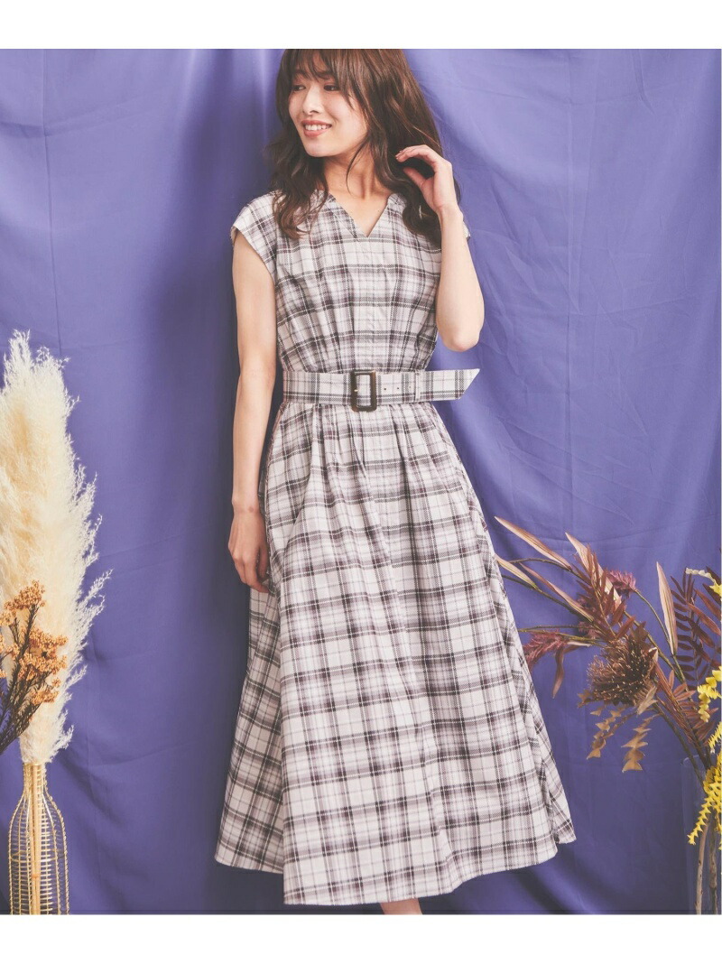 チェックワンピース Noela ノエラ ワンピース ノースリーブワンピース 先行予約 送料無料 Rakuten Fashion septicin Com