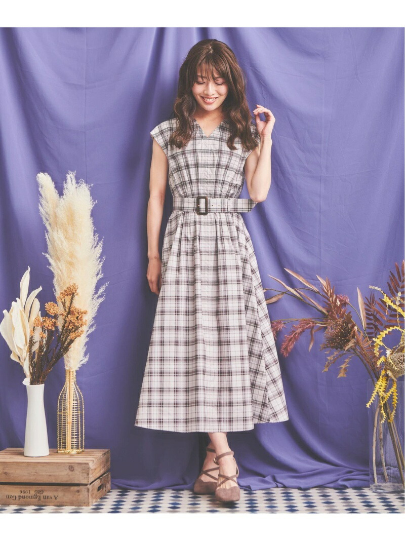 チェックワンピース Noela ノエラ ワンピース ノースリーブワンピース 先行予約 送料無料 Rakuten Fashion septicin Com
