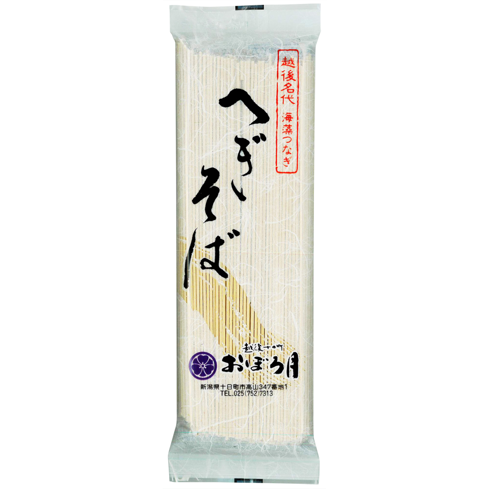 楽天市場】お中元 おぼろ月 越後名代 へぎそば 200g×3把 化粧箱入 新潟