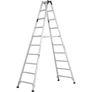 ★格安新品未使用★ALINCO　アルインコ　脚立　踏さん幅広専用脚立　FXY-360F PRT360FX | 伸縮脚付専用脚立 PRT-FX （踏ざん幅60mm・各脚441mm伸縮