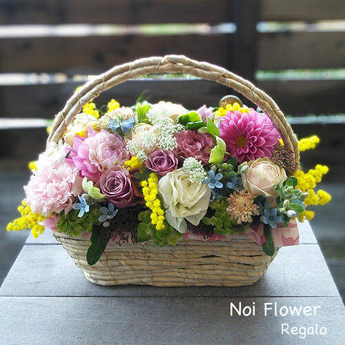 貨物輸送無料 素晴らしい販売店贏ち得る 手かごに春のお花の繰り合わせる 開びゃく お生まれ落ちる日 お見まい 開店儀式用 ひな祭り 差し上げ物 儀式用