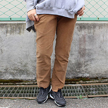 【s30】ナナナナサーカ 77circa フリンジスリムコーデュロイパンツ circa make fringe slim corduroy pants【キャンセル返品交換不可】【let】【id】【c500】【500円OFFクーポン利用可】