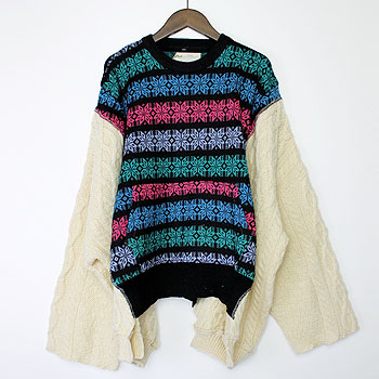 【売れ筋商品|||アガウド/AgAwd】Stole Rib Knitsew Tops（ストールリブニットソートップス）[2419-551548]【送料無料】 Stole Rib Knitsew Tops（ストールリブニットソートップス