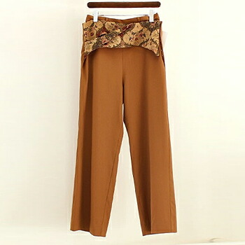 【s40】ナナナナサーカ 77circa ヴィンテージファブリックウエストバンドスラックス circa make vintage fabric waist band slacks【キャンセル返品交換不可】【let】【id】【c500】【500円OFFクーポン利用可】 20,790円