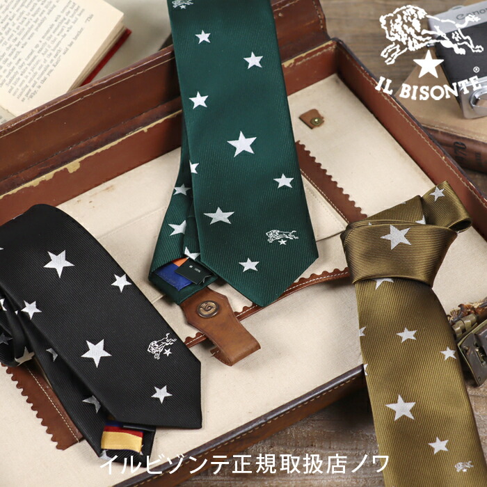 イルビゾンテ 雑貨小物 スター＆イルビゾンテロゴドットネクタイ 54_1_ 54232305384 IL BISONTE goods (o)
