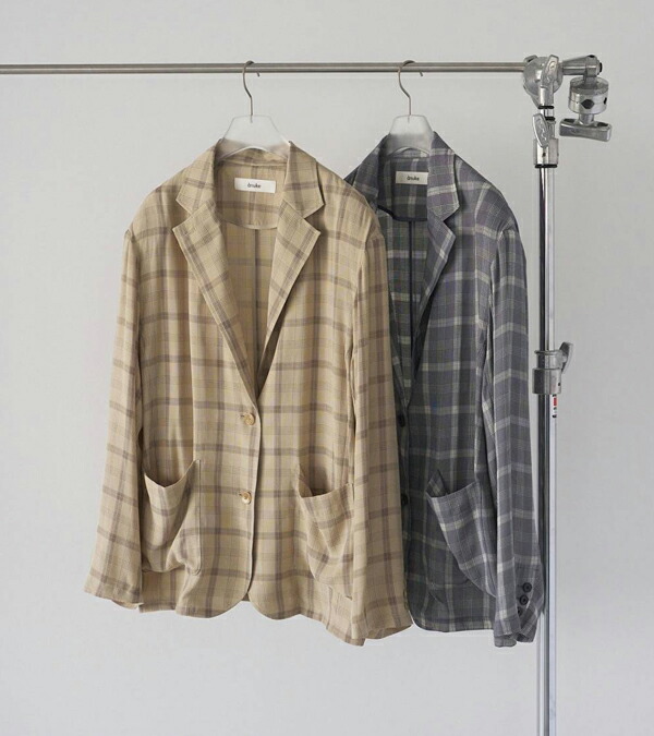 アンヌーク anuke チェックオーバージャケット Check Over Jacket 62610102【id】