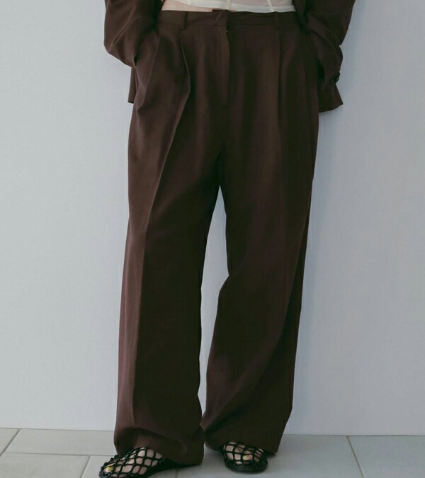 アンヌーク anuke リネンタックパンツ Linen Tuck Pants 62610706【id】 13,277円
